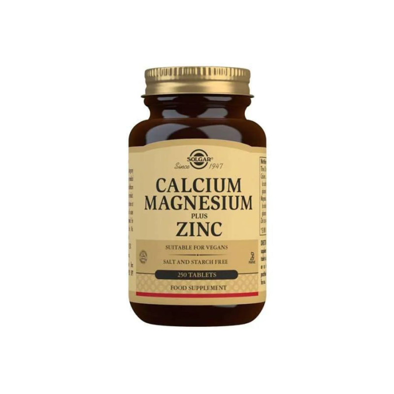 Solgar Kalsium Magnesium + Sinkki 250 tabl