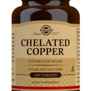 Solgar Kuparikelaatti 100tbl