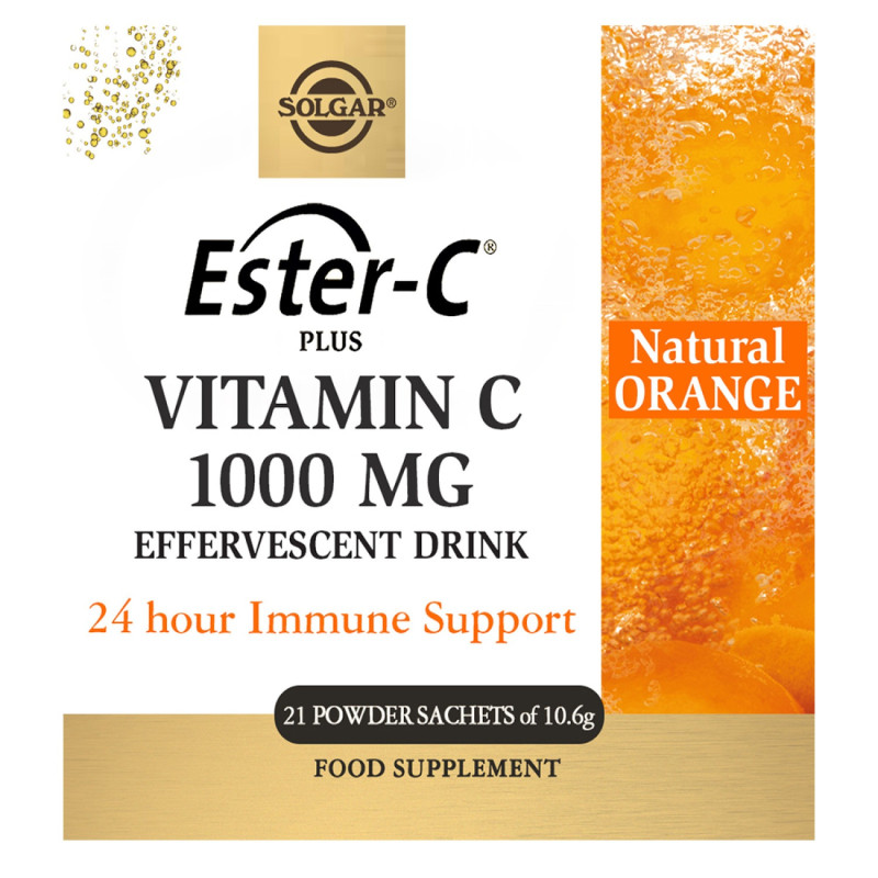 Solgar Ester-C PLUS vitamin C 1000 mg porejuomajauhe 21 pss