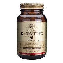Solgar B-complex "50" high potency 50kaps TARJOUS