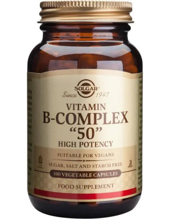 Solgar Vitamin B-Complex 50, 100 kaps.
