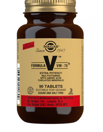 Solgar Formula VM-75 Monivitamiini aikuiselle & Urheilijalle 90tabl