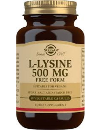 Solgar® L-Lysiini 500 mg 50 kapselia