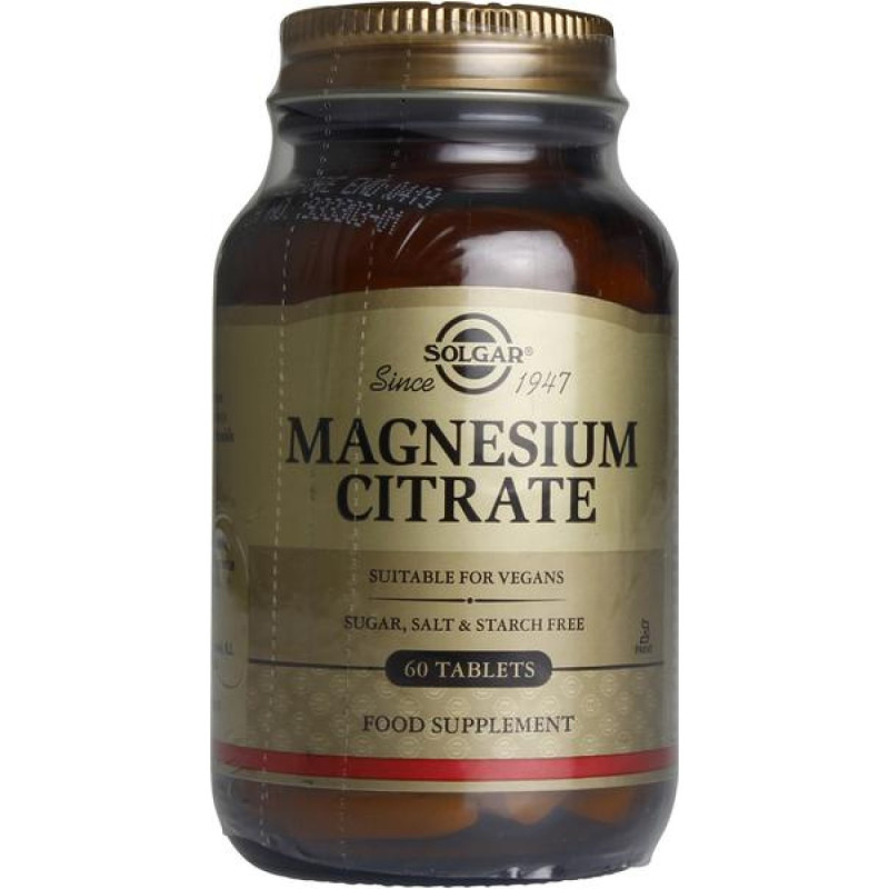 Solgar Magnesiumsitraatti 60 vegetabl 