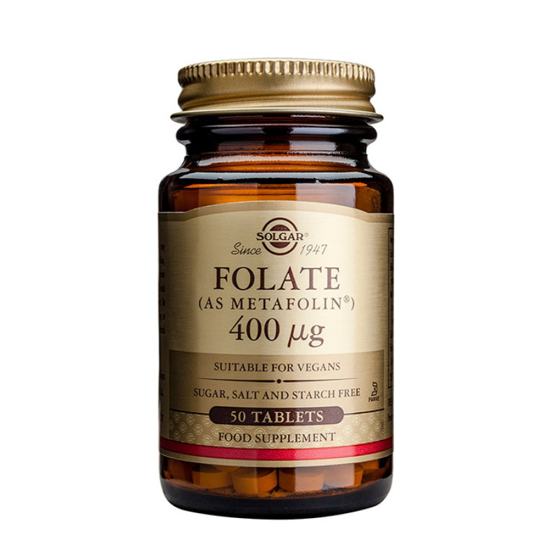 Solgar Folaatti (Metafolin®) 400 µg