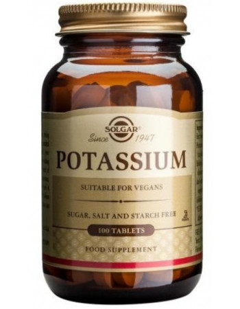 Solgar potassium (kalium) 99 mg, 100 tabl.