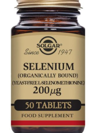 Solgar Seleeni (hiivaton) 200ug 50tabl