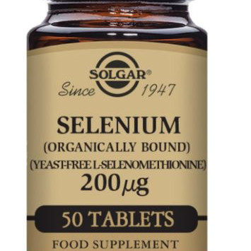 Solgar Seleeni (hiivaton) 200ug 50tabl