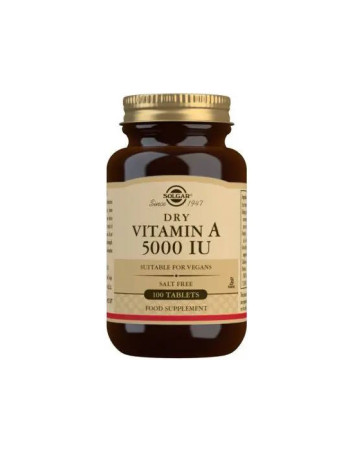 Solgar Vitamiini A 5000 IU (dry) 100tabl