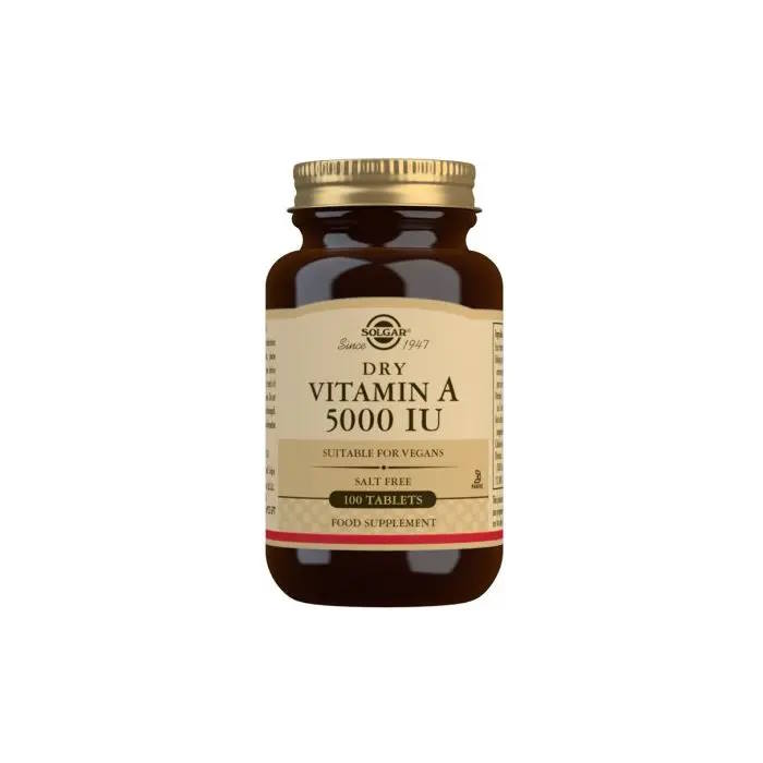 Solgar Vitamiini A 5000 IU (dry) 100tabl
