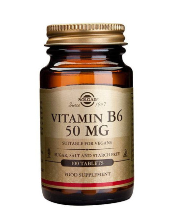 Solgar Vitamiini B6 50mg 100 tabl