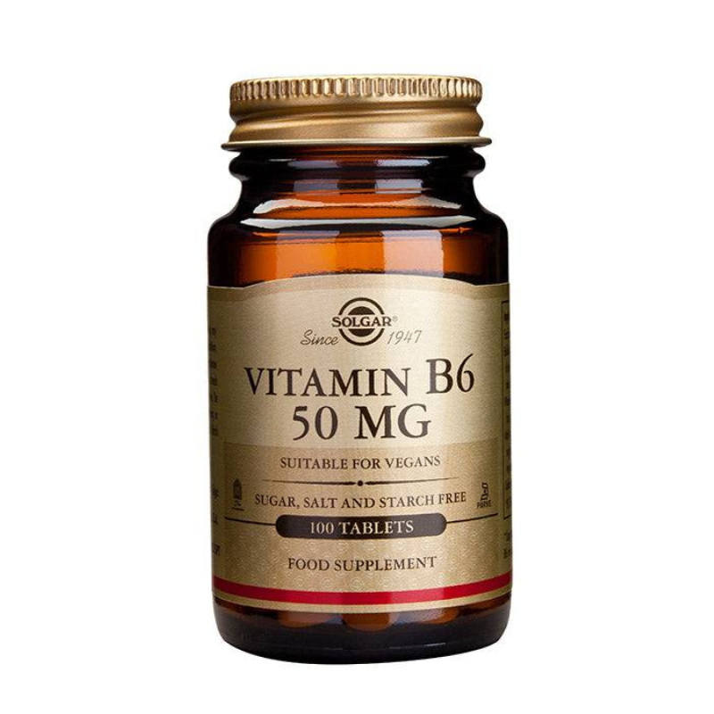 Solgar Vitamiini B6 50mg 100 tabl