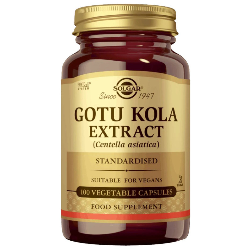 Solgar Gotu Kola 100 kapselia