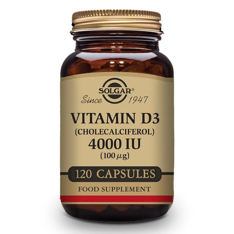 SOLGAR Vitamin D3 4000iu 120 caps