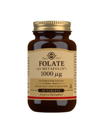Solgar Vahva Folaatti 1000 µg (Metafolin®) 60kaps