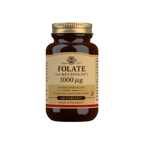 Solgar Vahva Folaatti 1000 µg (Metafolin®) 60kaps