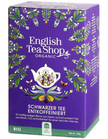 English tea shop Decaffeinated black tea - kofeiiniton musta tee 20pss luomu
