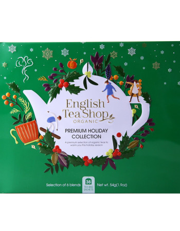 English tea Shop - Premium holiday collection 36 pussia, vihreä metalli rasia