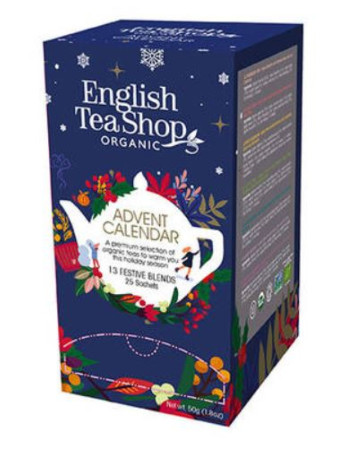 English Tea Shop pieni adventtikalenteri sininen 25pss (joulukalenteri)
