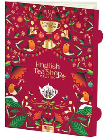 English Tea Shop Luomu Teejoulukalenteri kirjanen 24pss