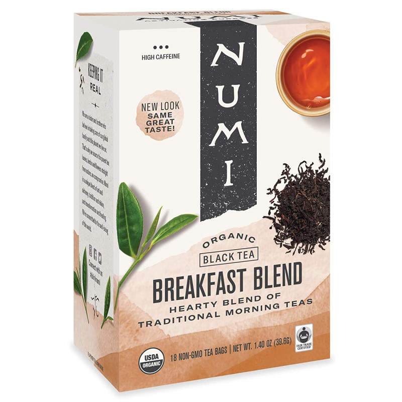 Numi Breakfast Blend Tee, luomu, reilu 