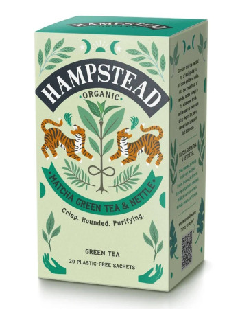 Hampstead Luomu Vihreä tee Matcha & nokkonen 20pss
