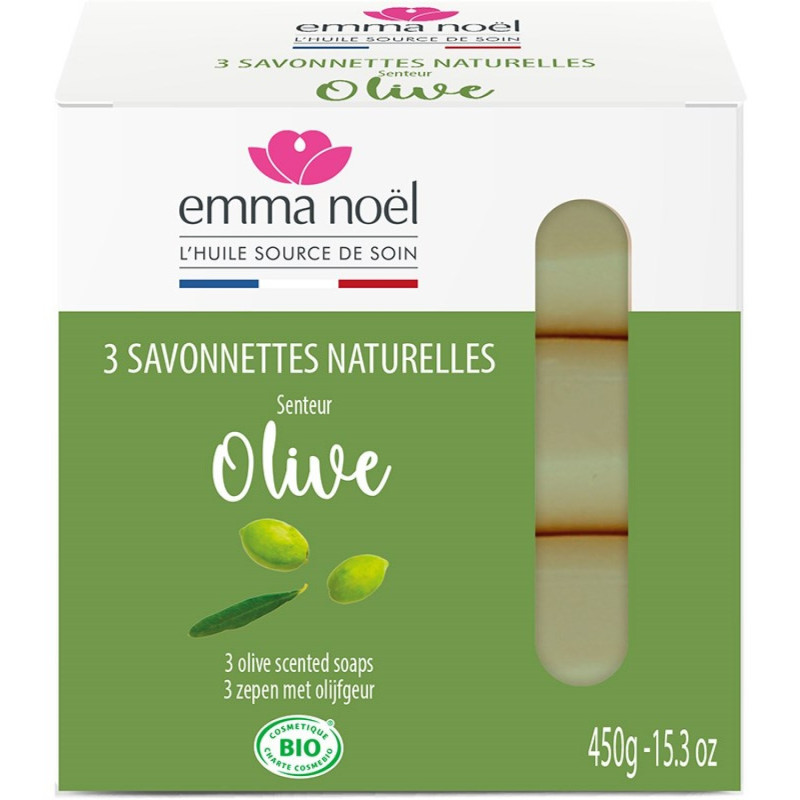 Emma Noel Oliiviöljysaippuapaketti 3-pack 150g