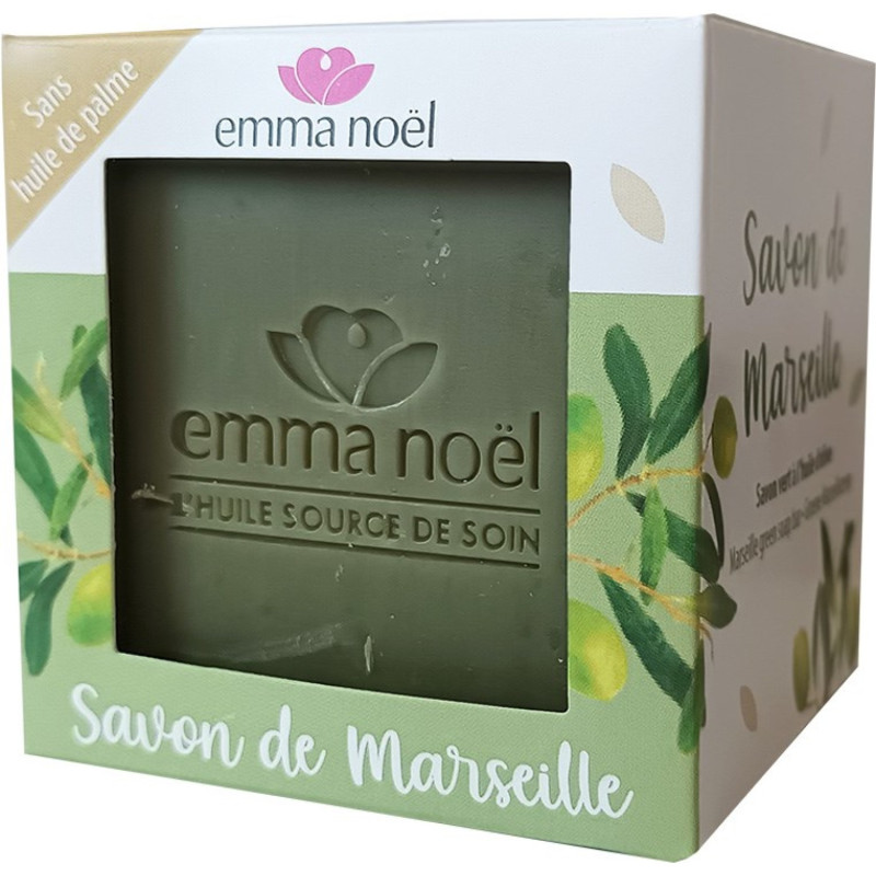 Emma Noel Marseille-oliiviöljysaippua 300 g Oliiviöljypitoisuus 72 %. 