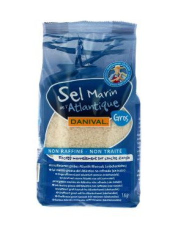 Danival karkea puhdistamaton (raffinoimaton) merisuola 1kg
