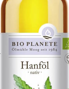Bio Planete Luomu Kylmäpuristettu Hampunsiemenöljy 250ml