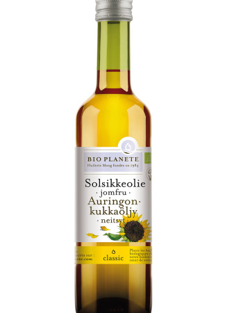 Bio Planete Auringonkukkaöljy luomu 500ml