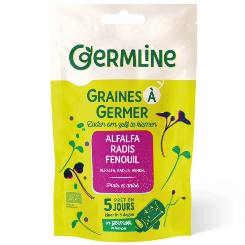 Germline alfa-retiisi-fenkoli luomu siemensekoitus idätykseen 150g