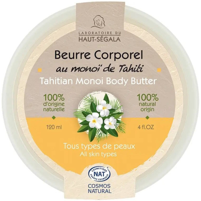 Haut-segala Tahiti Monoi-voi, luomu, 120ml