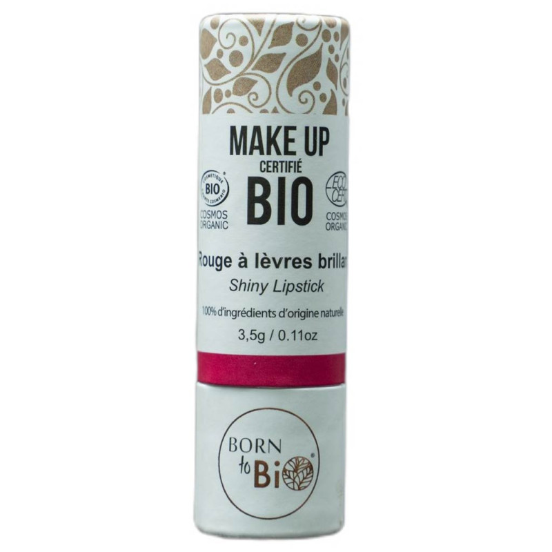 Born to Bio Organic Lipstick N°4 - Huulipuna Framboise 3,5g