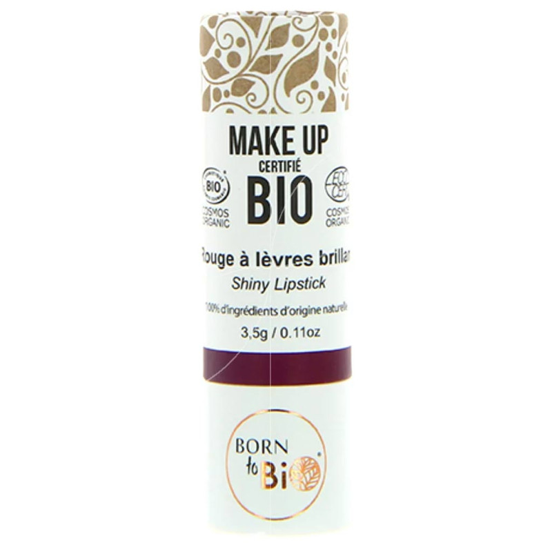 Born to Bio Organic Lipstick N°6 - Huulipuna Prune 3,5g