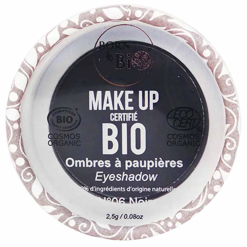 BORN TO BIO ORGANIC EYE SHADOW N°6 - LUOMIVäRI NOIR 2,5G