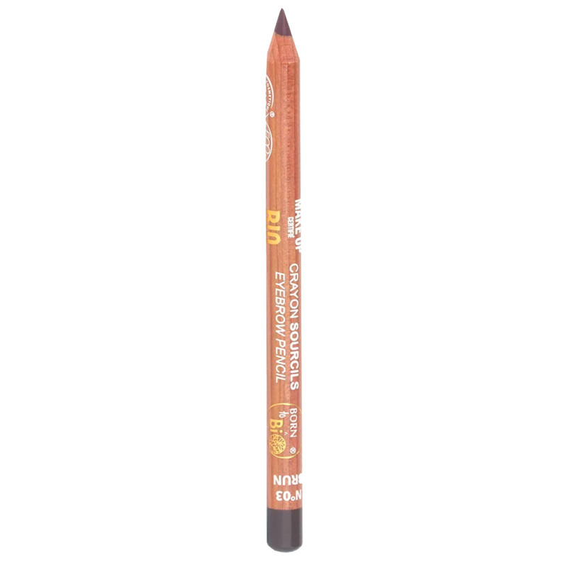 Born to Bio Organic Eyebrow Pencil N°3 - Kulmakynä Brun 1,14g