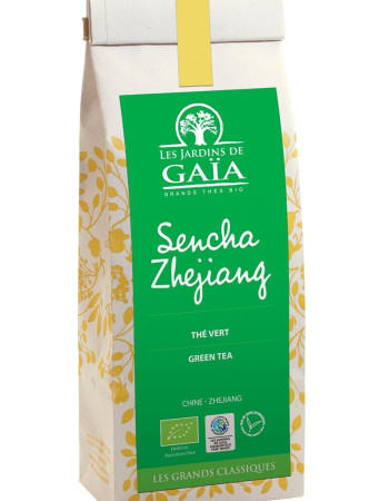 Gaia green tea Sencha Zhejiang - vihreä irtotee 100g