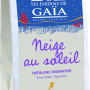 Les Jardins de Gaïa Luomu Sunshine in the snow valkoinen irtotee 50g