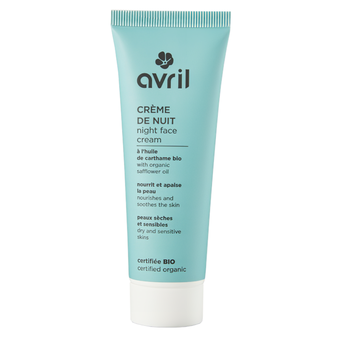Avril Organic Yövoide kuivalle ja herkälle iholle 50ml
