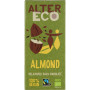 Alter Eco 60% Tumma Suklaa Mantelilla 100g luomu, reilukauppa