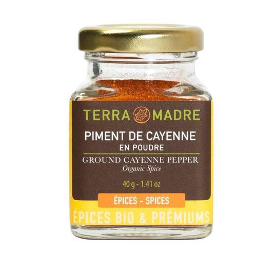 Terra Madre Luomu jauhettu Cayennepippuri 40g