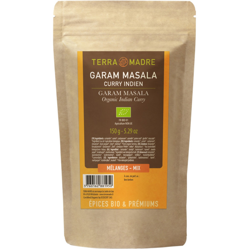 Terra Madre Luomu Garam masala täyttöpussi 150g