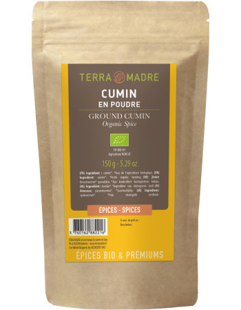 Terra Madre Luomu jauhettu Juustokumina täyttöpussi 150g