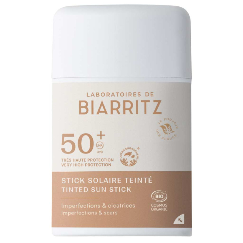 Laboratoires de Biarritz Sävytetty aurinkovoidepuikko 12 g Kesän hyvinvointilöytö -20% (enne 21,50€)