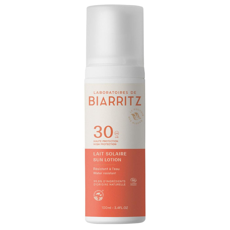 Laboratoires de Biarritz Sun Lotion Aurinkosuojaemulsiovoide SPF30 100ml Kevätmarkkinat -20% (ennen 31,50€)