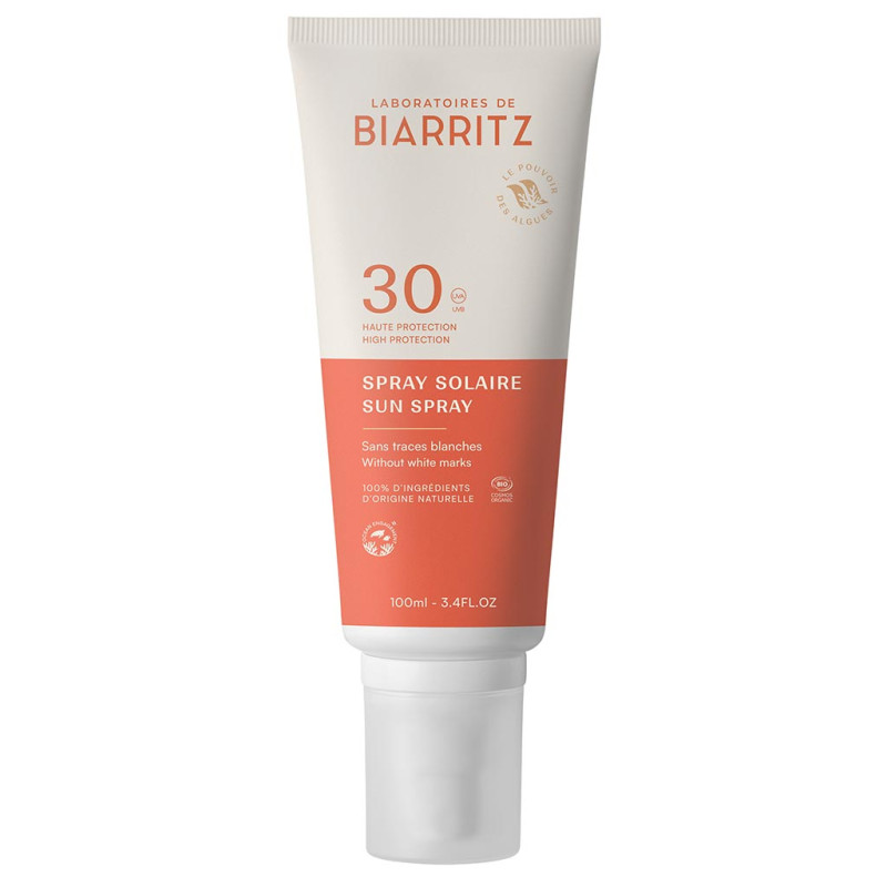 Laboratoires de Biarritz Sun Spray Aurinkosuojasuihke SPF30 100ml Kevätmarkkinat -20% (ennen 29,99€)