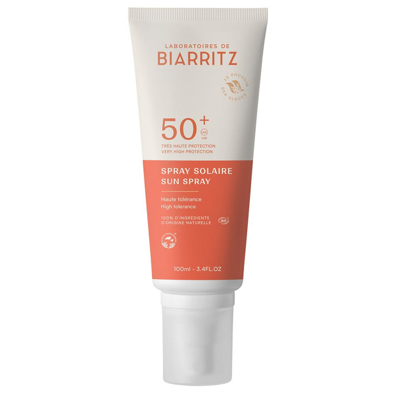 Laboratoires de Biarritz Sun Spray Aurinkosuojasuihke SPF50+ 100ml Kevätmarkkinat -20% (ennen 32,50€)