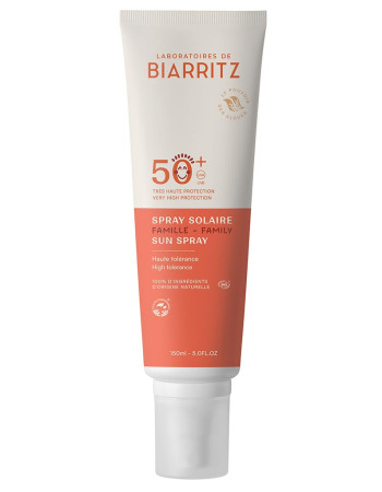 Laboratoires de Biarritz Sun Spray Aurinkosuojasuihke SPF50+ 150ml Family Size kevätmarkkinat -20% 