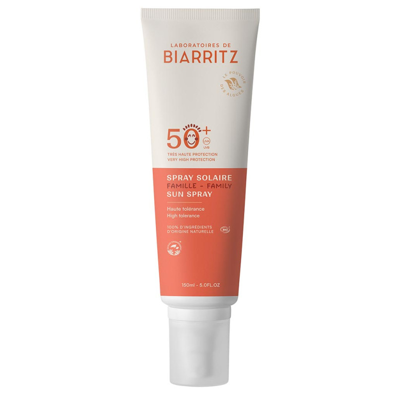 Laboratoires de Biarritz Sun Spray Aurinkosuojasuihke SPF50+ 150ml Family Size kevätmarkkinat -20% 